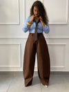 Pantalone Ballon Brown
