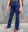 Denim Bottoni Rosy