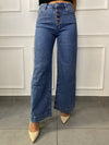 Jeans Palazzo Bottoni