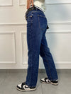 Jeans Mom gamba diritta
