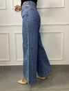 Jeans Palazzo Bottoni